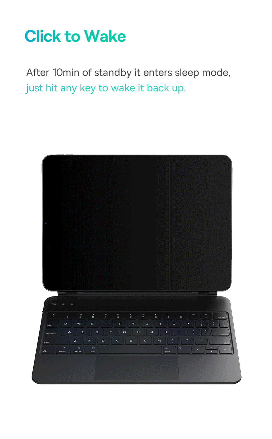 Baseus Bluetooth Wireless Keyboard Case for iPad Pro Magnet Keyboard For iPad Air 5 4 Case Tablet Folding Keyboard With Trackpad